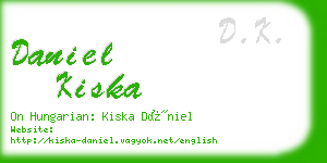 daniel kiska business card